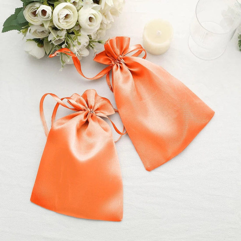 60 Satin 6" x 9" Wedding Party Favor Bags Drawstring Pouch