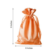 60 Satin 6" x 9" Wedding Party Favor Bags Drawstring Pouch