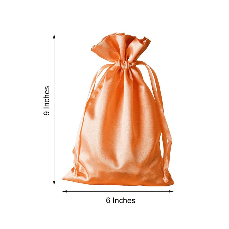 60 Satin 6" x 9" Wedding Party Favor Bags Drawstring Pouch