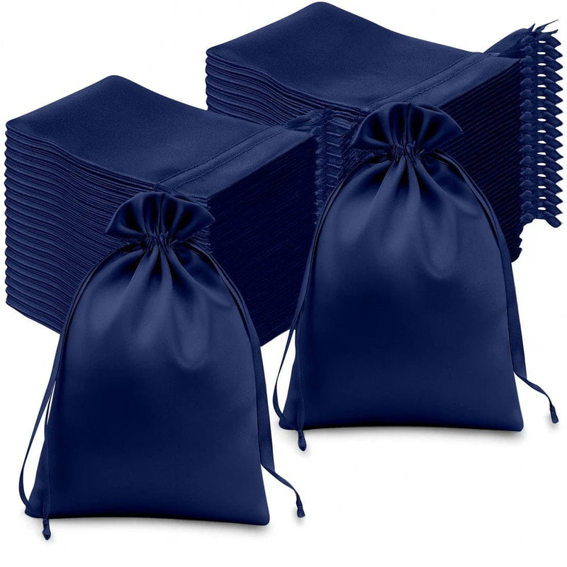 60 Satin 6" x 9" Wedding Party Favor Bags Drawstring Pouch