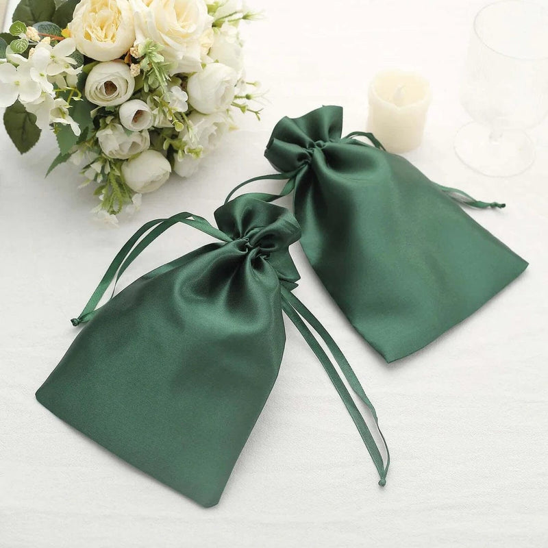 60 Satin 6" x 9" Wedding Party Favor Bags Drawstring Pouch