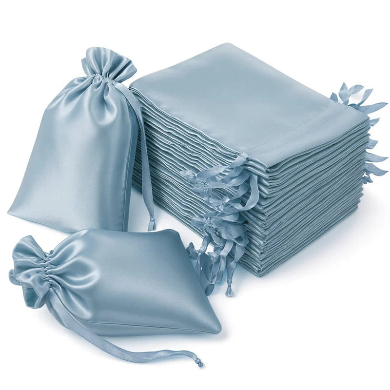 60 Satin 6" x 9" Wedding Party Favor Bags Drawstring Pouch