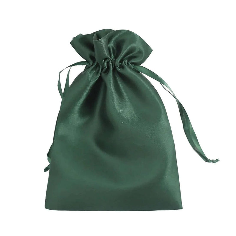 60 Satin 6" x 9" Wedding Party Favor Bags Drawstring Pouch BAG_SB_6x9_HUNT_PK60