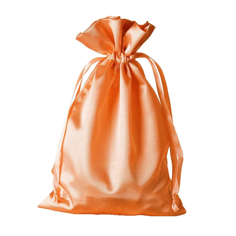 60 Satin 6" x 9" Wedding Party Favor Bags Drawstring Pouch BAG_SB_6x9_PCH_PK60