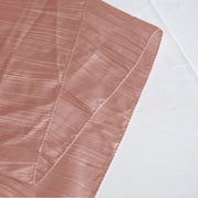 60" x 102" Accordion Metallic Crinkled Taffeta Rectangular Tablecloth