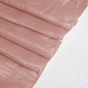 60" x 102" Accordion Metallic Crinkled Taffeta Rectangular Tablecloth