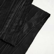 60" x 102" Accordion Metallic Crinkled Taffeta Rectangular Tablecloth