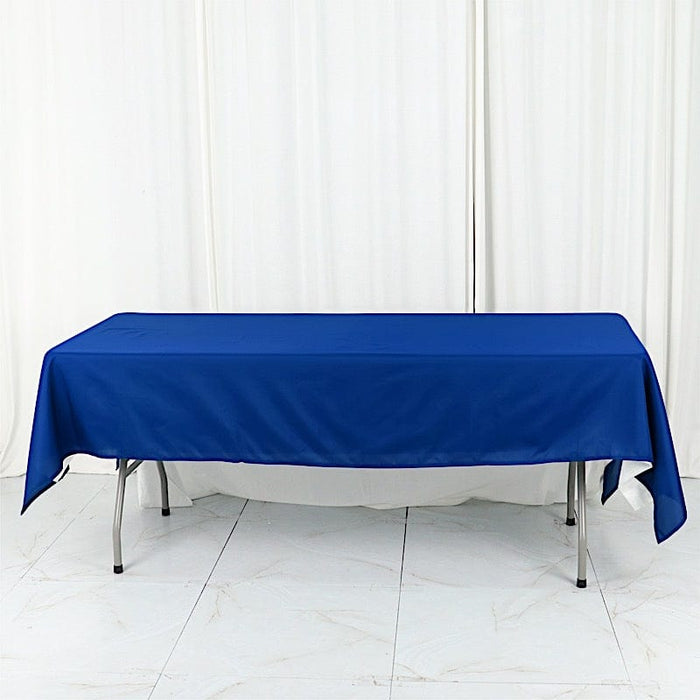 60" x 102" Cotton Blend Rectangle Tablecloth for Weddings and Events