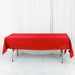 60" x 102" Cotton Blend Rectangle Tablecloth for Weddings and Events