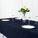 60" x 102" Cotton Blend Rectangle Tablecloth for Weddings and Events