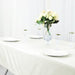 60" x 102" Cotton Blend Rectangle Tablecloth for Weddings and Events
