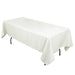 60" x 102" Cotton Blend Rectangle Tablecloth for Weddings and Events