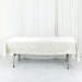 60" x 102" Cotton Blend Rectangle Tablecloth for Weddings and Events