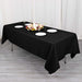 60" x 102" Cotton Blend Rectangle Tablecloth for Weddings and Events