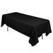 60" x 102" Cotton Blend Rectangle Tablecloth for Weddings and Events