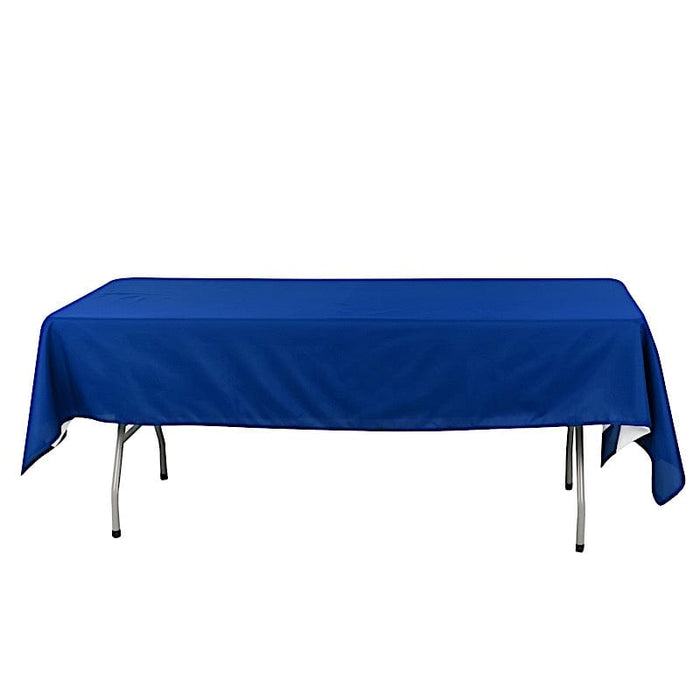 60" x 102" Cotton Blend Rectangle Tablecloth for Weddings and Events TAB_COT01_60102_ROY