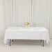 60" x 102" Fire Retardant Scuba Polyester Rectangle Tablecloth