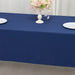 60" x 102" Fire Retardant Scuba Polyester Rectangle Tablecloth