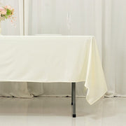 60" x 102" Fire Retardant Scuba Polyester Rectangle Tablecloth