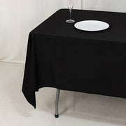 60" x 102" Fire Retardant Scuba Polyester Rectangle Tablecloth