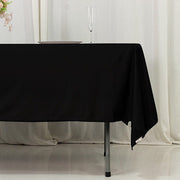 60" x 102" Fire Retardant Scuba Polyester Rectangle Tablecloth