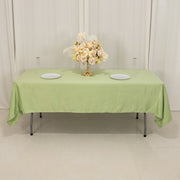 60" x 102" Lamour Satin Rectangular Tablecloth
