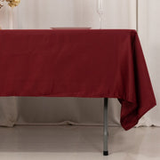 60" x 102" Lamour Satin Rectangular Tablecloth