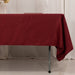 60" x 102" Lamour Satin Rectangular Tablecloth