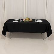 60" x 102" Lamour Satin Rectangular Tablecloth