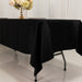 60" x 102" Lamour Satin Rectangular Tablecloth
