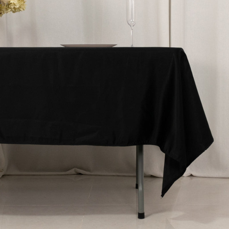 60" x 102" Lamour Satin Rectangular Tablecloth