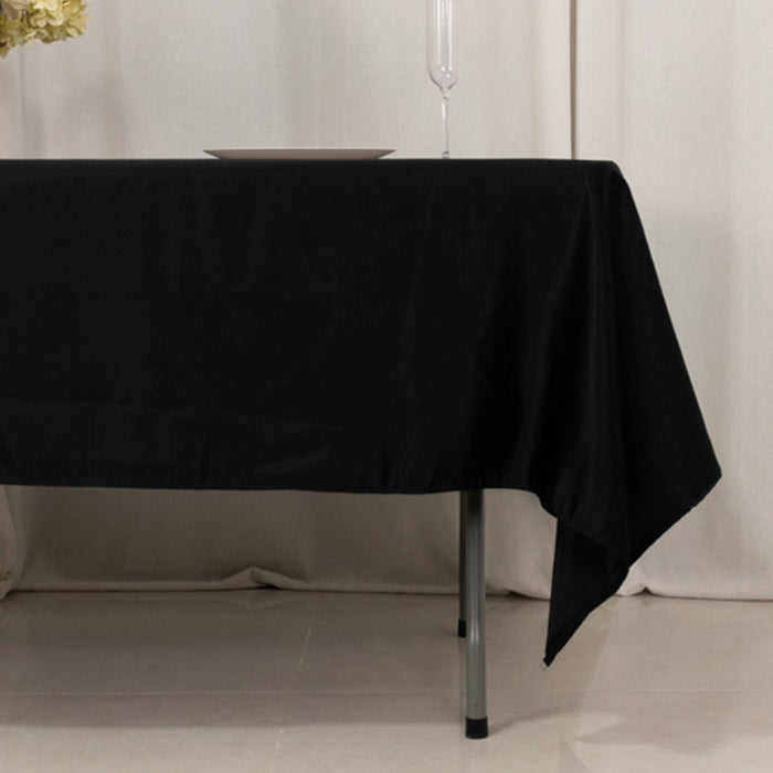 60" x 102" Lamour Satin Rectangular Tablecloth