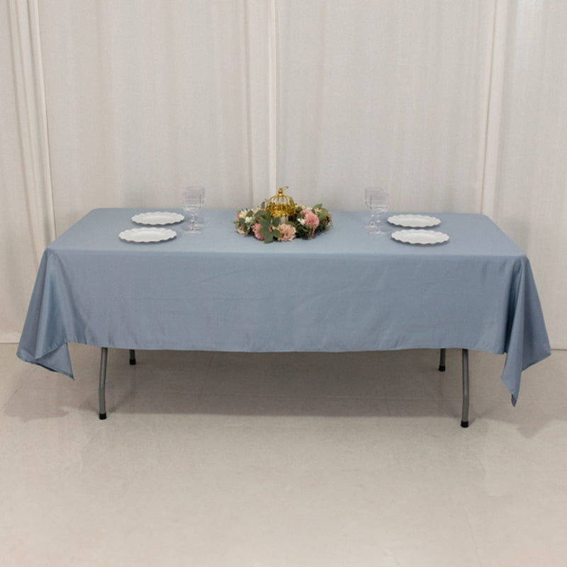 60" x 102" Lamour Satin Rectangular Tablecloth