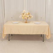 60" x 102" Lamour Satin Rectangular Tablecloth