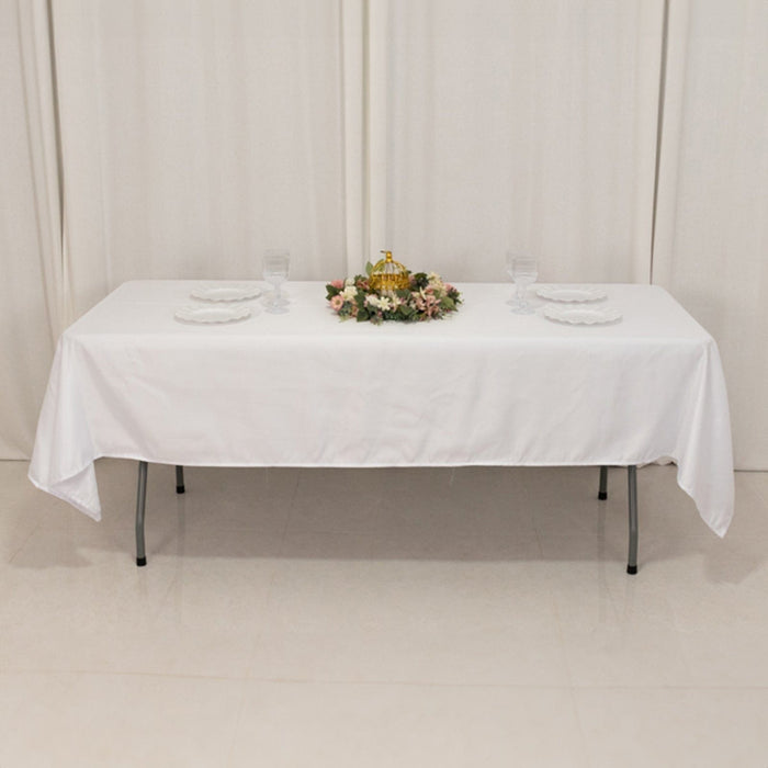 60" x 102" Lamour Satin Rectangular Tablecloth