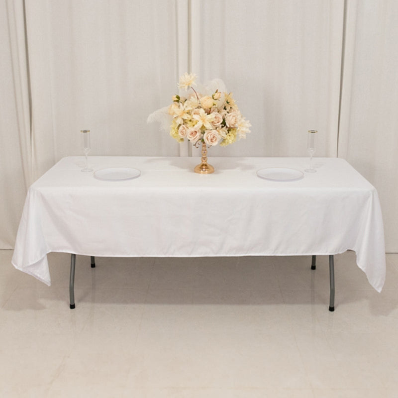 60" x 102" Lamour Satin Rectangular Tablecloth
