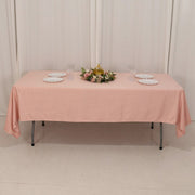 60" x 102" Lamour Satin Rectangular Tablecloth