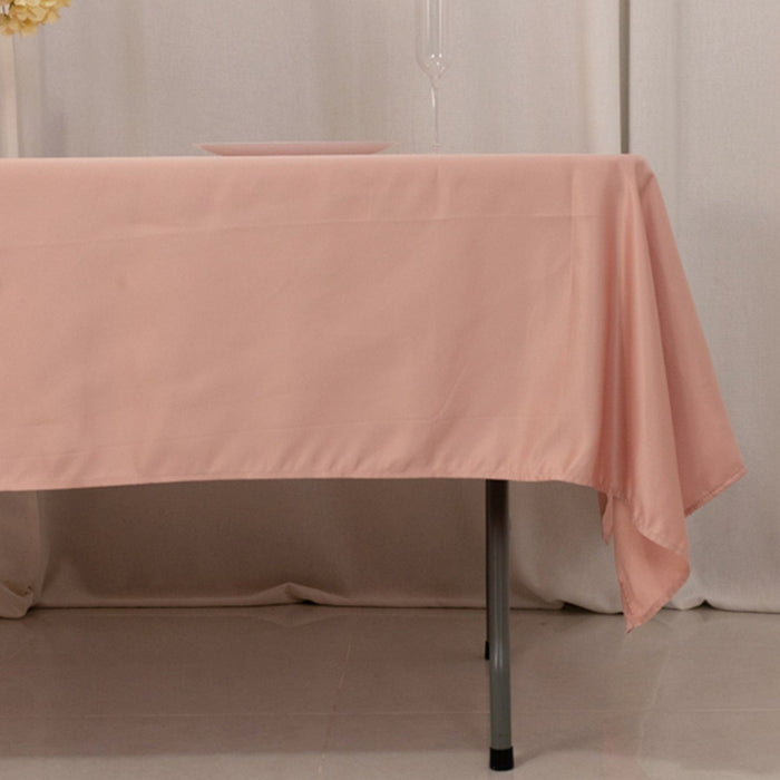 60" x 102" Lamour Satin Rectangular Tablecloth