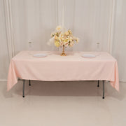 60" x 102" Lamour Satin Rectangular Tablecloth