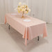 60" x 102" Lamour Satin Rectangular Tablecloth