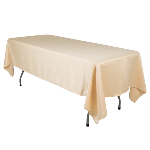 60" x 102" Lamour Satin Rectangular Tablecloth TAB_LAMR_60102_081