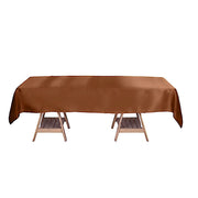 60" x 102" Satin Rectangular Tablecloth