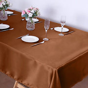 60" x 102" Satin Rectangular Tablecloth