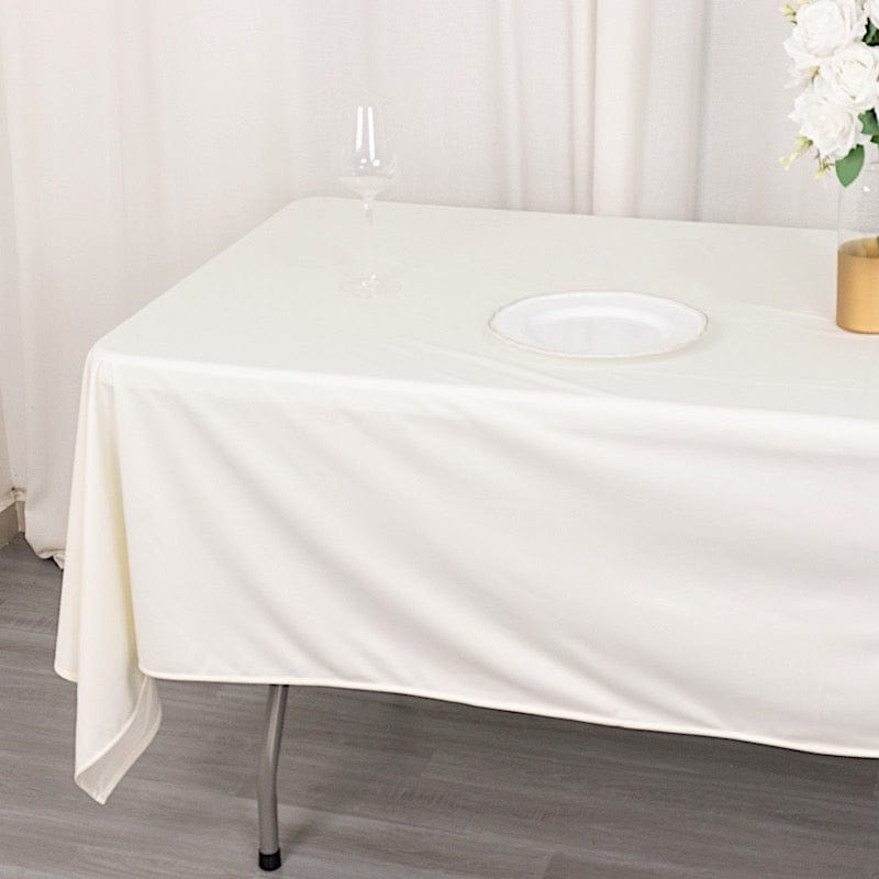 60" x 102" Scuba Polyester Rectangular Tablecloth