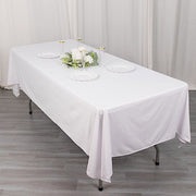 60" x 102" Scuba Polyester Rectangular Tablecloth