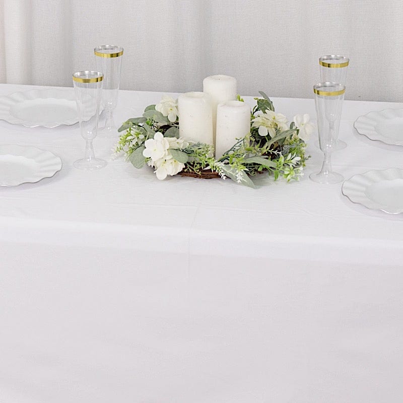 60" x 102" Scuba Polyester Rectangular Tablecloth