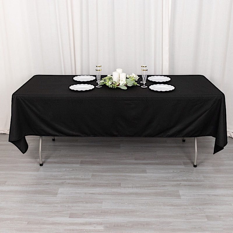 60" x 102" Scuba Polyester Rectangular Tablecloth
