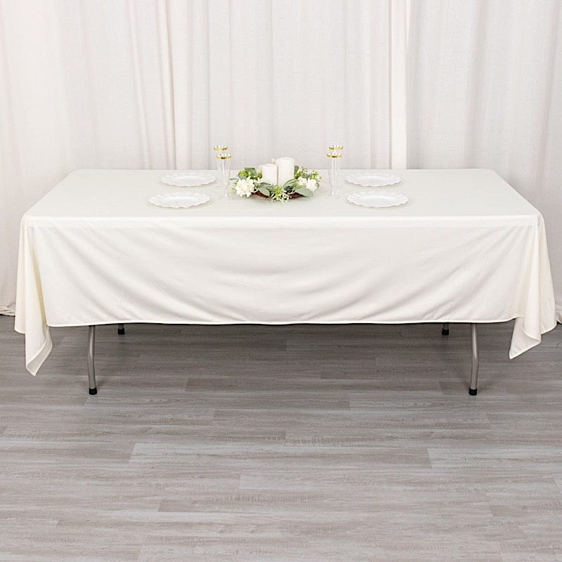 60" x 102" Scuba Polyester Rectangular Tablecloth
