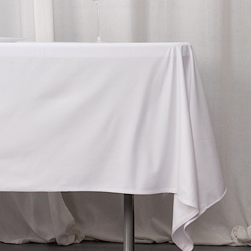 60" x 102" Scuba Polyester Rectangular Tablecloth