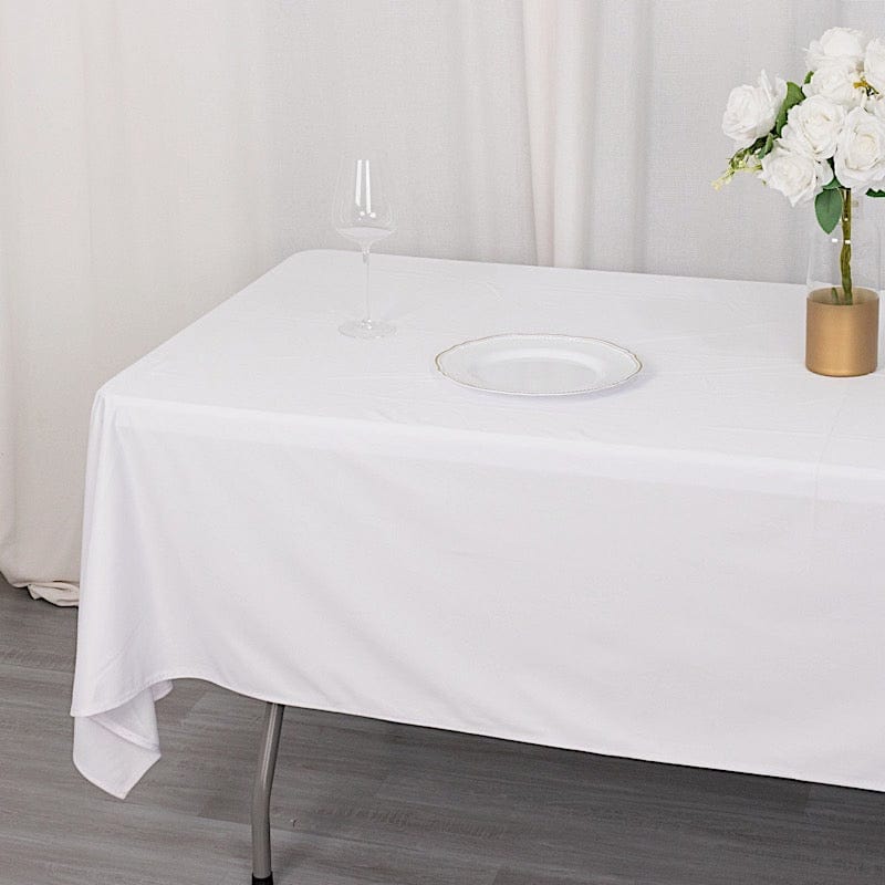 60" x 102" Scuba Polyester Rectangular Tablecloth